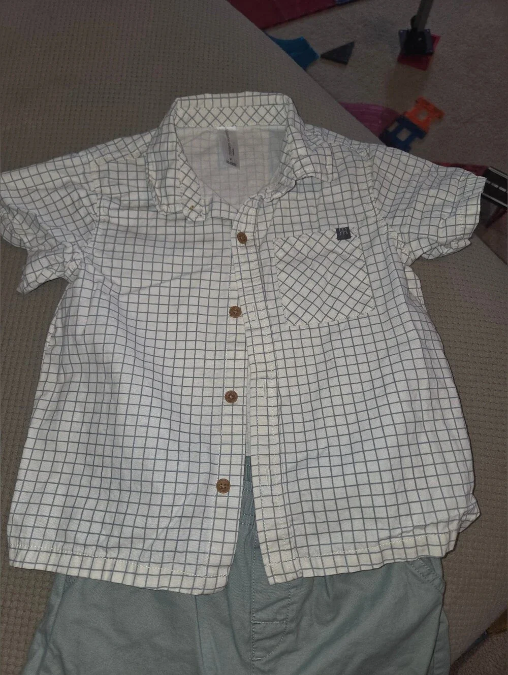 Modern Moments by Gerber Toddler Boy Resort Shirt and Short Outfit Set, 2-Piece